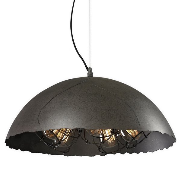 Подвесной светильник Uneven Edge Loft Pendant lamp 5 Графит в Уфе | Loft Concept 