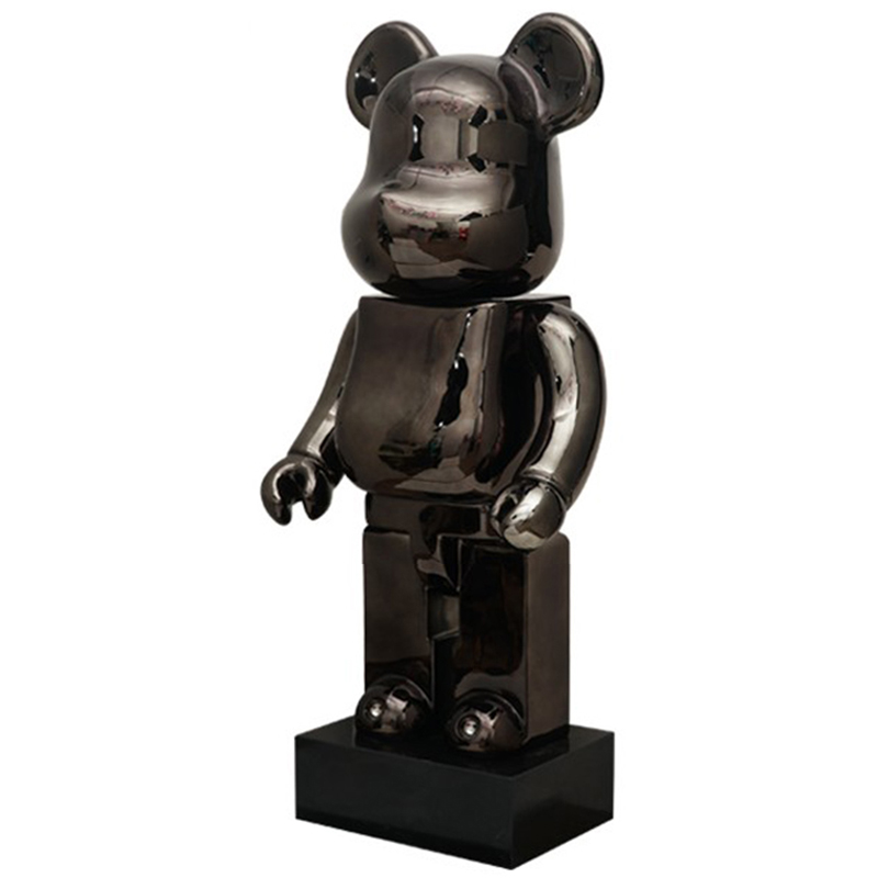 Статуэтка Bearbrick Black on stand Черный в Уфе | Loft Concept 