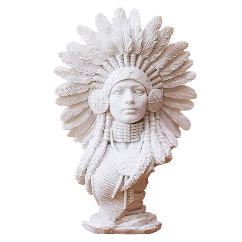 Native american indian figurine B Белый в Уфе | Loft Concept 