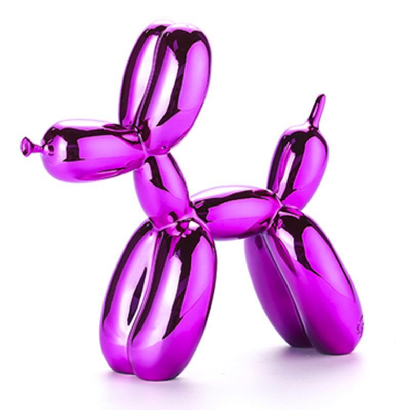 Статуэтка Jeff Koons Balloon Dog medium Purple Пурпурно-фиолетовый в Уфе | Loft Concept 