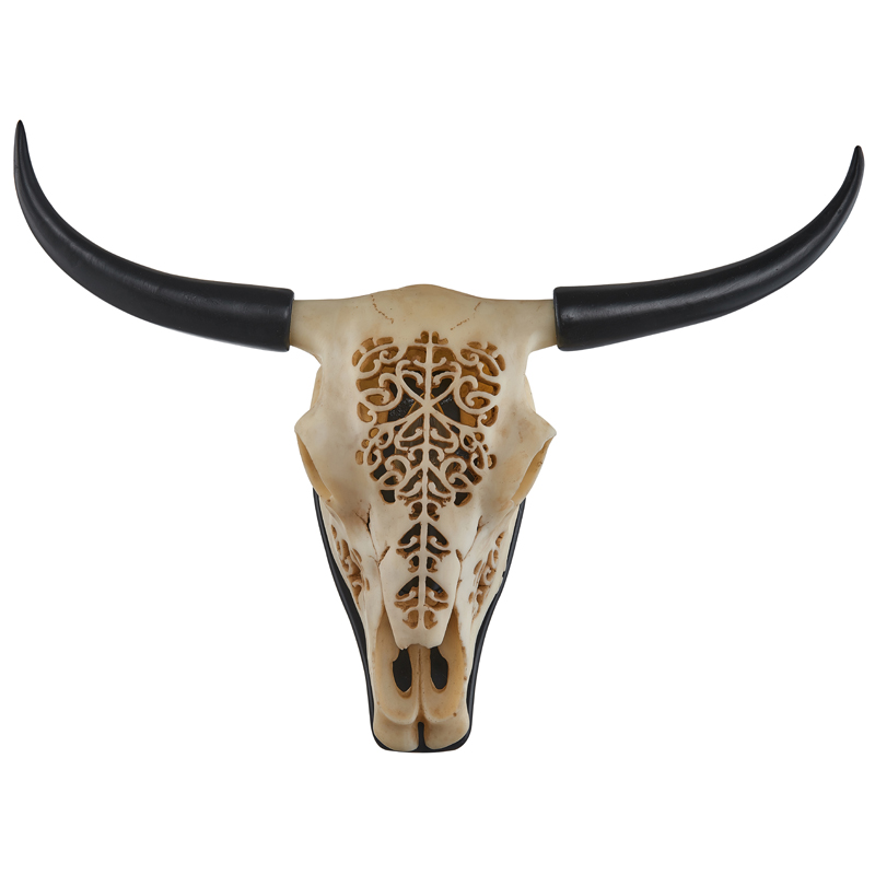 Бра Bull Skull Sconce ivory ( слоновая кость ) Черный в Уфе | Loft Concept 