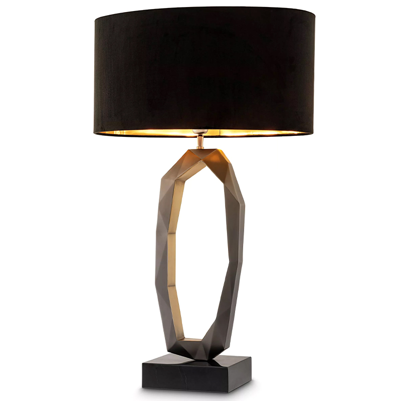 Настольная лампа Eichholtz Table Lamp Santos Черный Графит в Уфе | Loft Concept 