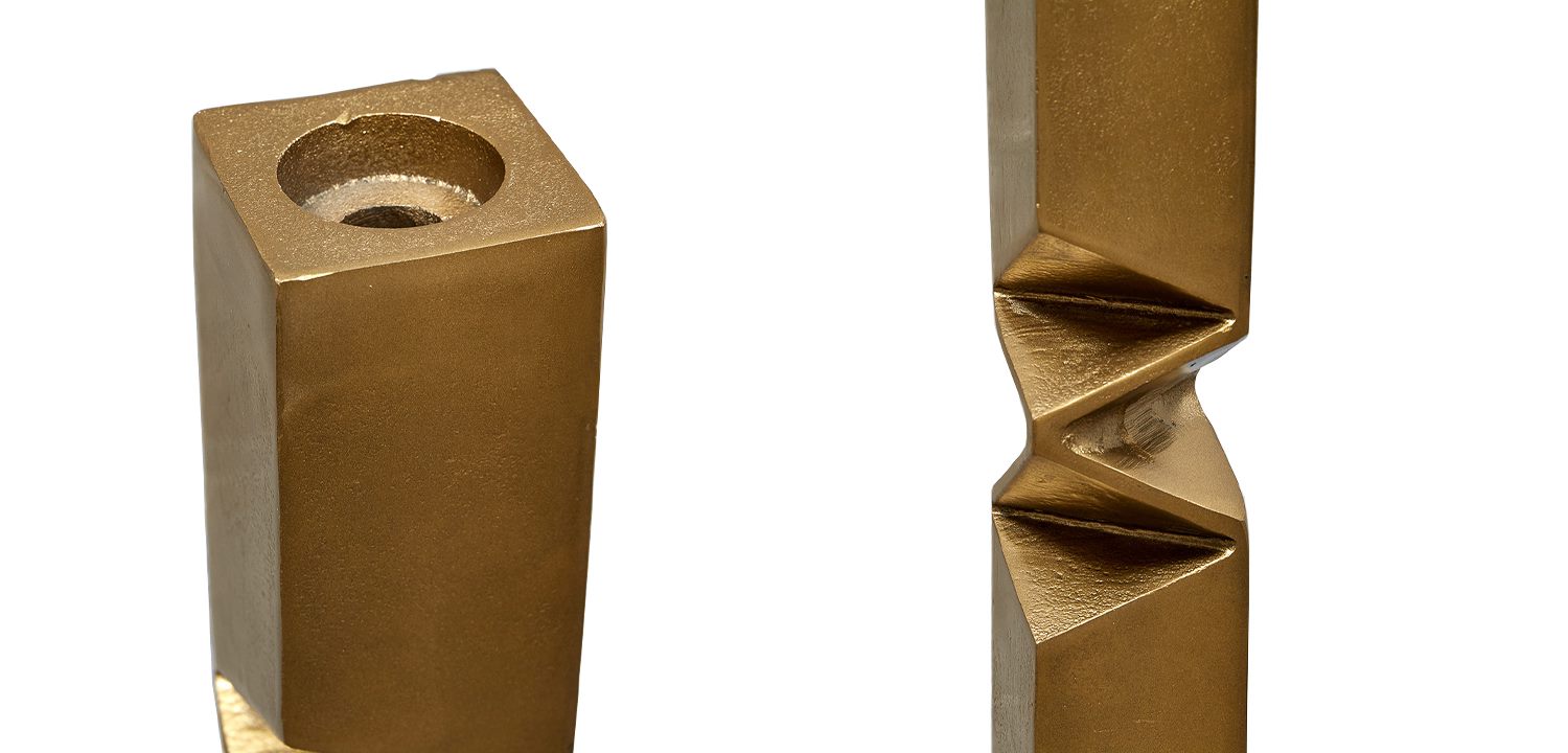 Подсвечник Brass spiral - фото