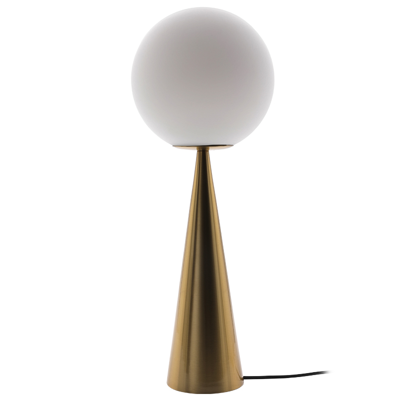 Настольный светильник Fontana Arte Bilia LED Table lamp Латунь Белый в Уфе | Loft Concept 