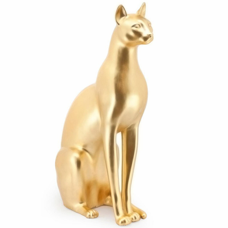 Статуэтка Abhika Egyptian Cat Gold Золотой в Уфе | Loft Concept 