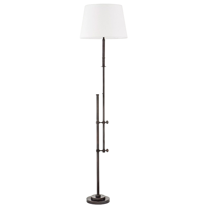 Торшер Eichholtz Floor Lamp Gordini Bronze Белый Темная бронза в Уфе | Loft Concept 