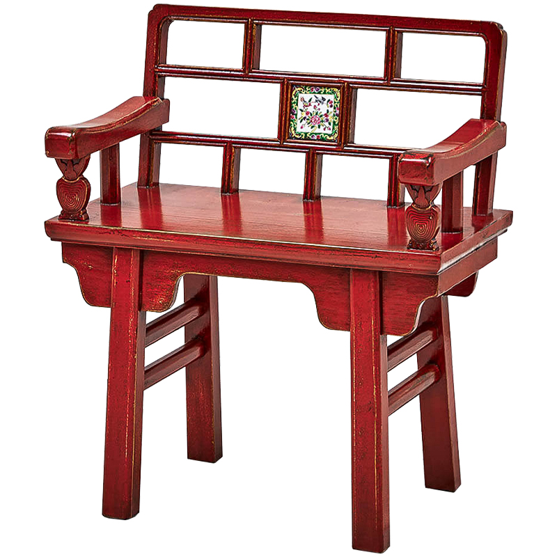 Стул Chinoiserie Red Stool Красный в Уфе | Loft Concept 