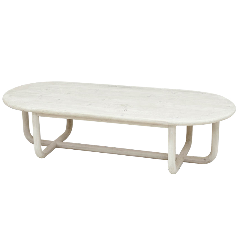 Кофейный стол Mathis Wood Coffee Table ivory ( слоновая кость ) в Уфе | Loft Concept 