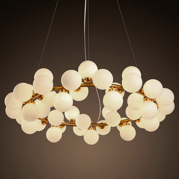 Люстра Milk Bubble Round Chandelier  в Уфе | Loft Concept 