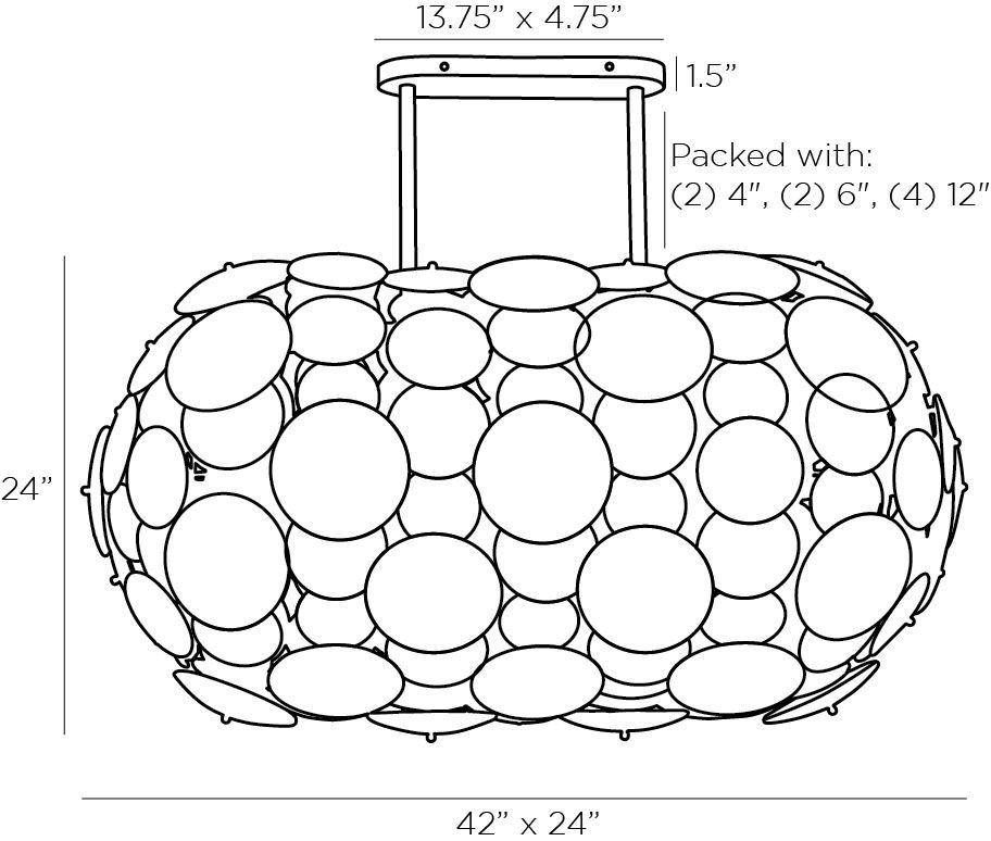 Люстра Arteriors NEBULA CHANDELIER в Уфе