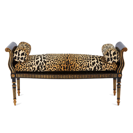 Оттоманка Attina Leopard Bench Мульти в Уфе | Loft Concept 