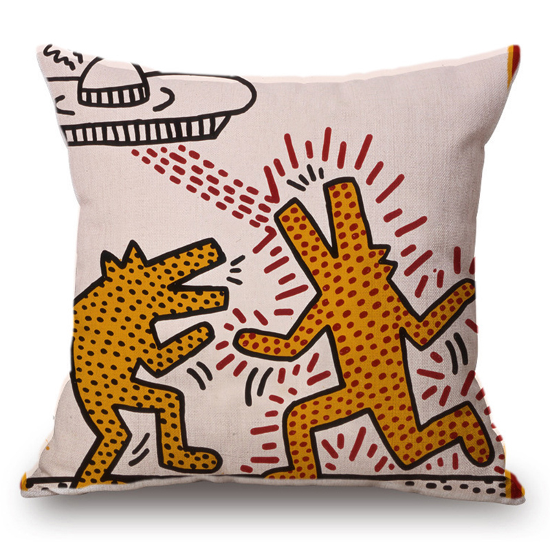 Подушка Keith Haring 9 Мульти в Уфе | Loft Concept 