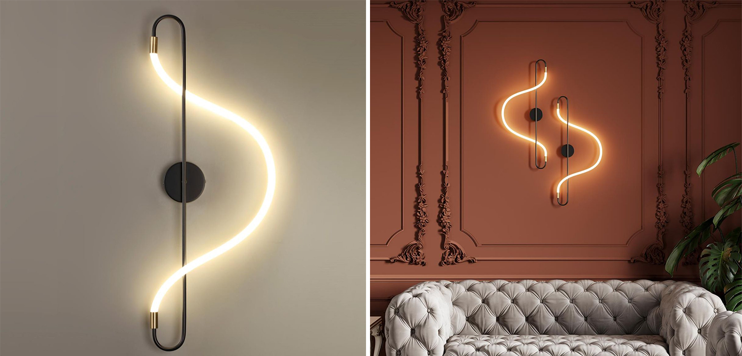 Бра GLORIFY WALL Black Wall lamp 80 - фото