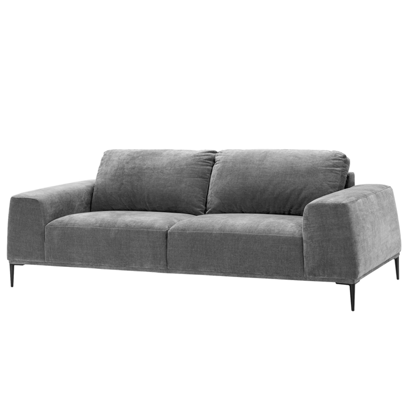 Диван Eichholtz Sofa Montado grey Серый Черный в Уфе | Loft Concept 