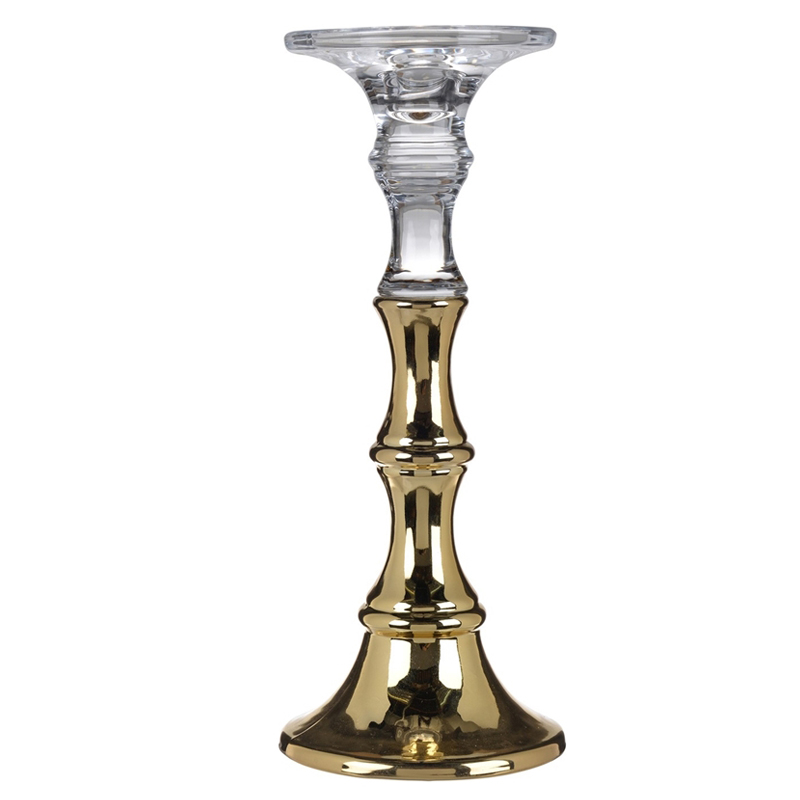 Подсвечник Eugenie Candlestick 30 Глянцевое золото в Уфе | Loft Concept 