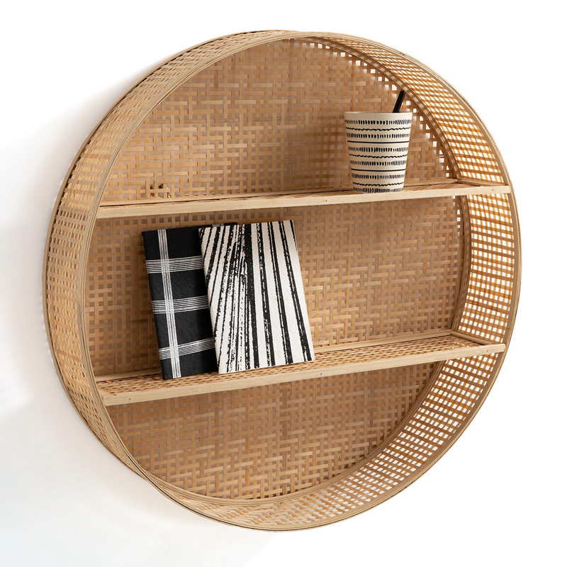 Полка Wicker Bamboo Shelf cells  в Уфе | Loft Concept 