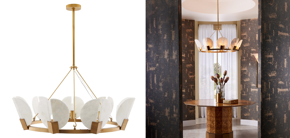 Люстра Arteriors SIERRA CHANDELIER GOLD Люстра Arteriors SIERRA CHANDELIER GOLD - Loft-Concept в Уфе