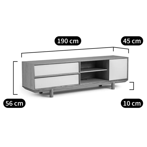 ТВ-тумба из массива ореха Robinett Wooden TV Stand в Уфе