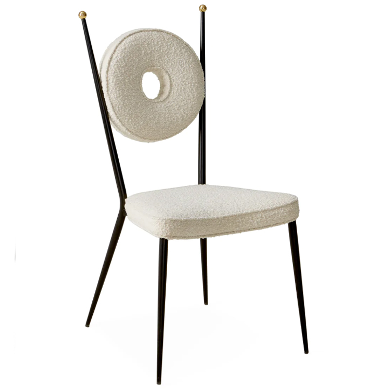 Стул Jonathan Adler Rondo Dining Chair ivory ( слоновая кость ) в Уфе | Loft Concept 