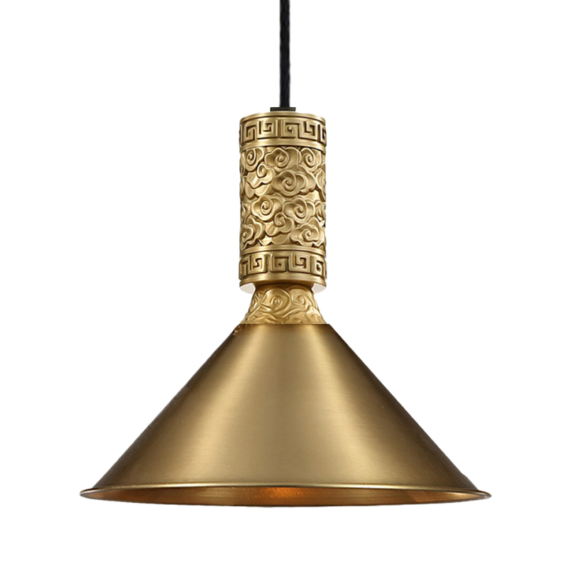 Подвесной светильник Yun Metal Lamp Латунь в Уфе | Loft Concept 