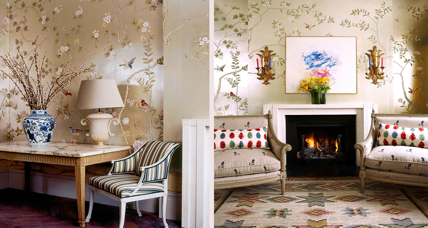 Обои ручная роспись Badminton 12 Carat White Gold - фото №2