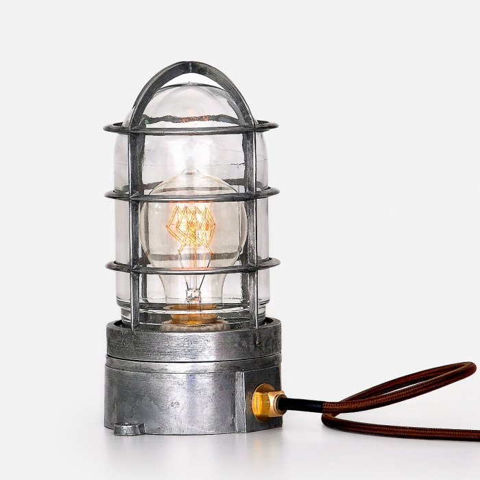 Настольная лампа Steampunk Cage Glass Edison Table lamp  в Уфе | Loft Concept 