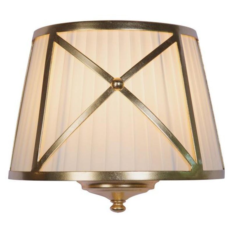 Бра Provence Lampshade Light Gold Wall Lamp Бежевый Золотой в Уфе | Loft Concept 