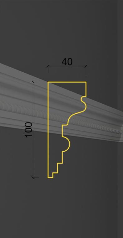 Молдинг с орнаментом MO-01 в Уфе