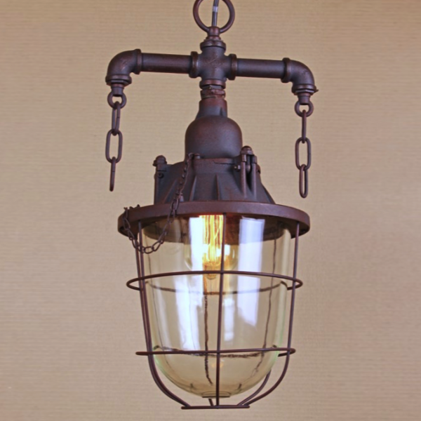 Подвесной светильник Marine Lantern Коричневый в Уфе | Loft Concept 