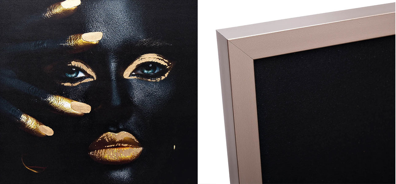 Холст с росписью потали The Black Lady - фото