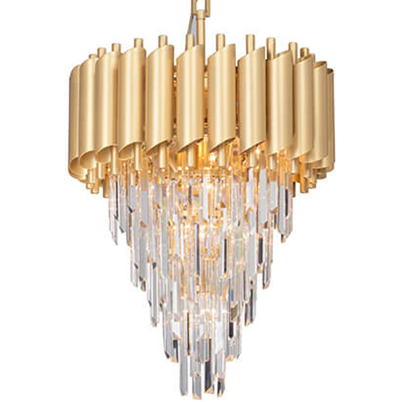 Empire Gold Chandelier Crystal D 50 Глянцевое золото в Уфе | Loft Concept 