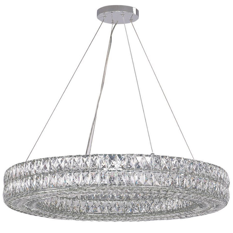 Люстра Crystal Regena Chrome Chandelier 17 Хром Прозрачный (Transparent) в Уфе | Loft Concept 