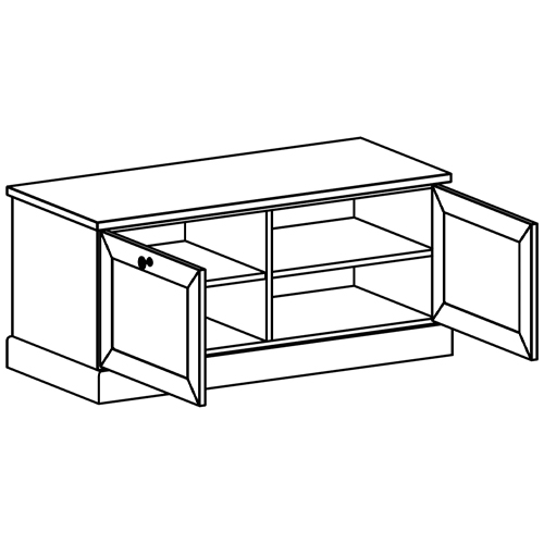 Тумба для прихожей с 2-мя откидными дверцами Percent Shoe Rack в Уфе