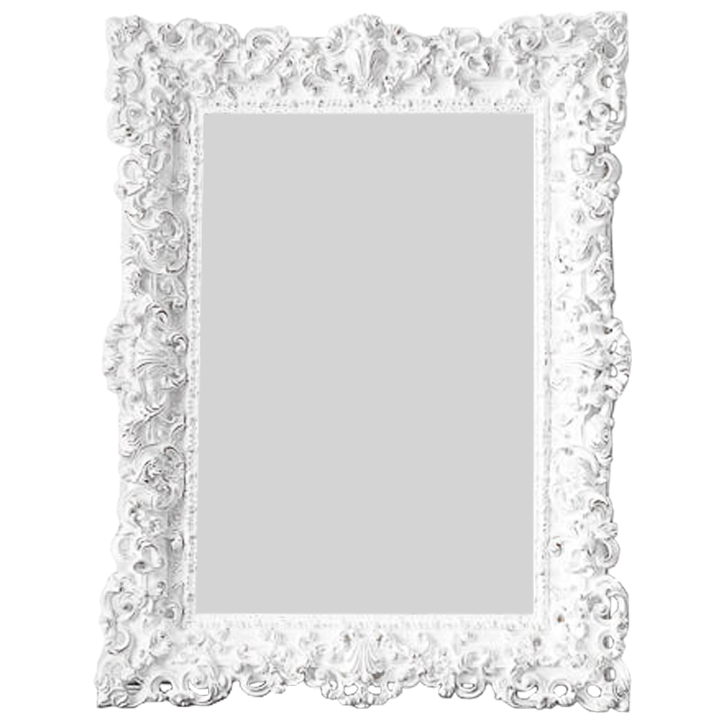 Зеркало Leeuw Mirror White Белый винтажная патина   в Уфе | Loft Concept 