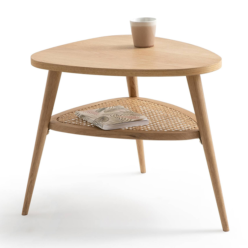 Приставной стол Morten Wicker Side Table 3 legs Светлый дуб в Уфе | Loft Concept 