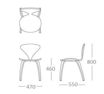 Стул Cherner Side Chair в Уфе