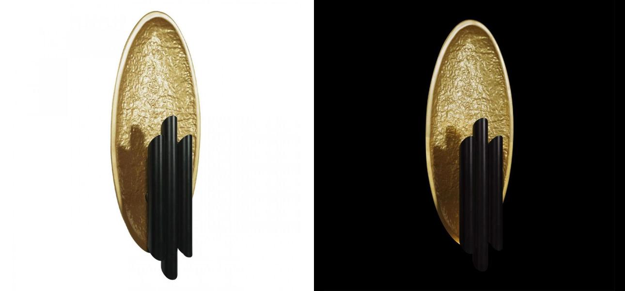 Бра Corrugation Gold 37 см - фото №1