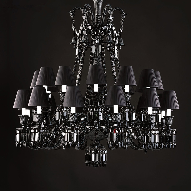 Люстра BACCARAT ZENITH NOIR Chandelier Черный в Уфе | Loft Concept 