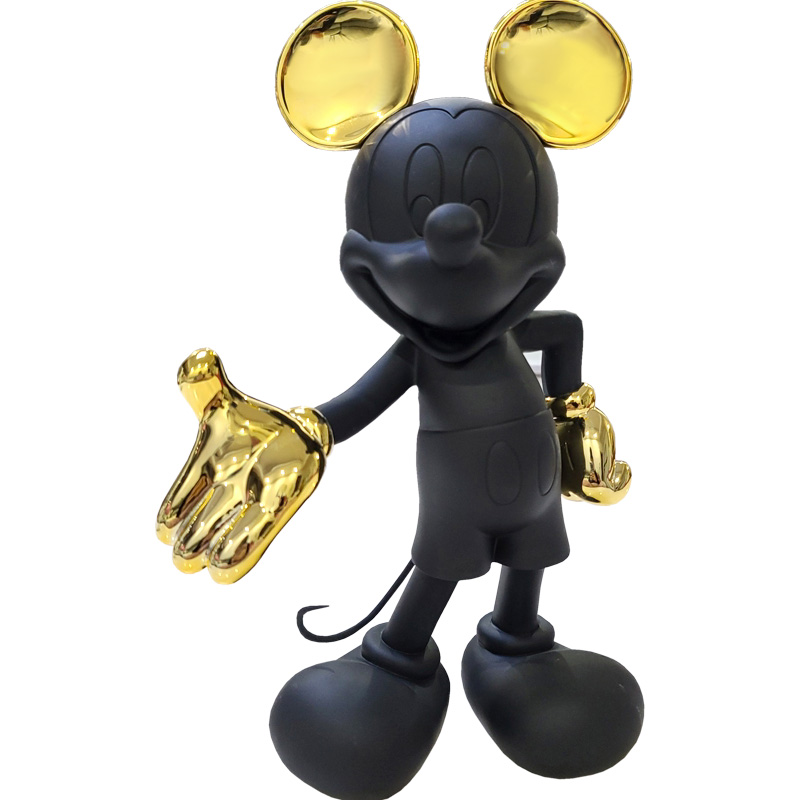 Статуэтка Mickey Mouse statuette black Черный Глянцевое золото в Уфе | Loft Concept 