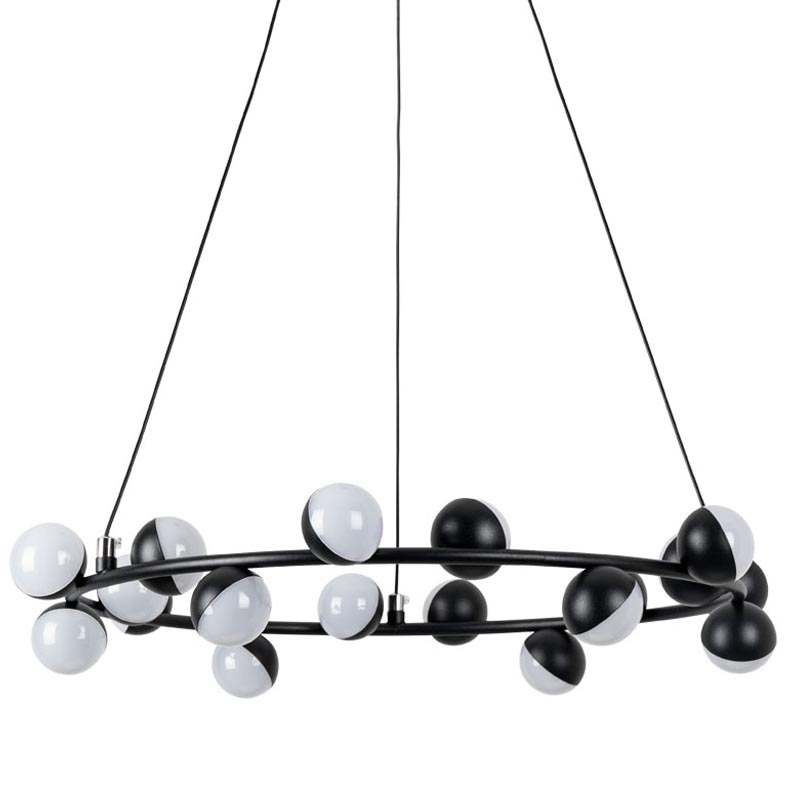 Люстра Vilelme Chandelier black 50 Черный в Уфе | Loft Concept 