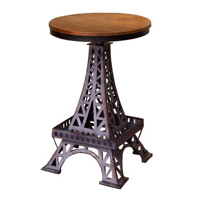 Барный стул Eiffel Tower Bar Stool Коричневый Черный в Уфе | Loft Concept 