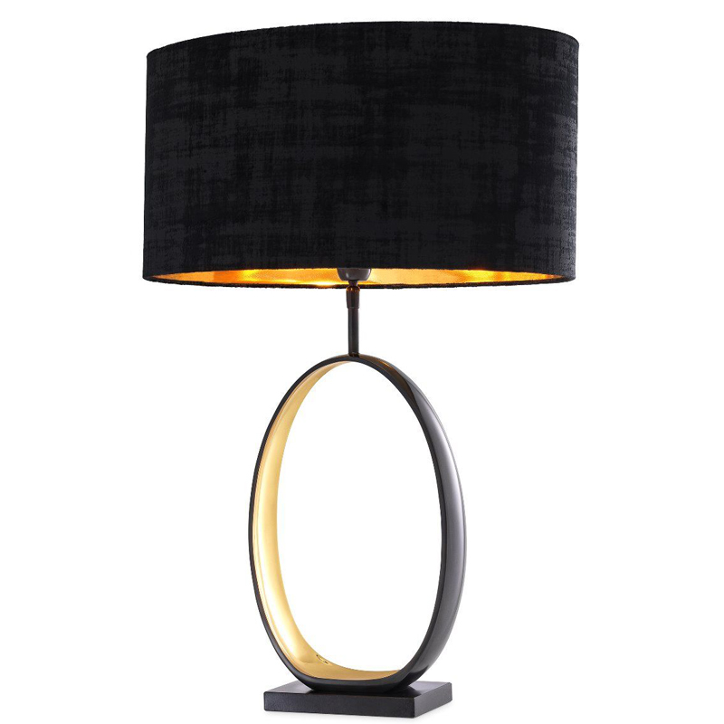 Настольная лампа Eichholtz Table Lamp Saturnia Черный Латунь в Уфе | Loft Concept 