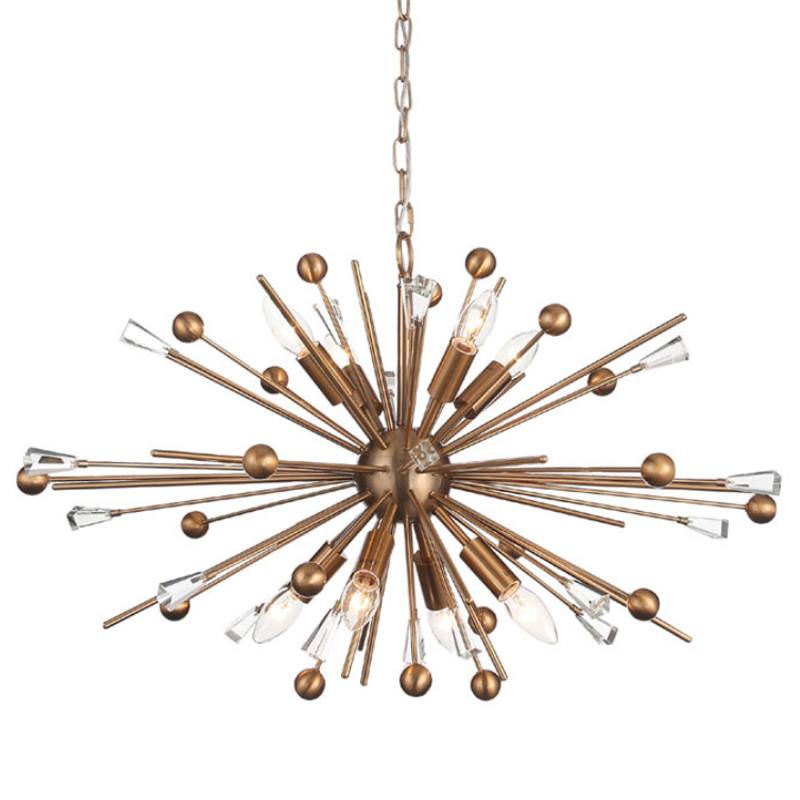 Люстра Спутник GIANT SPUTNIK Chandelier Copper Медь в Уфе | Loft Concept 