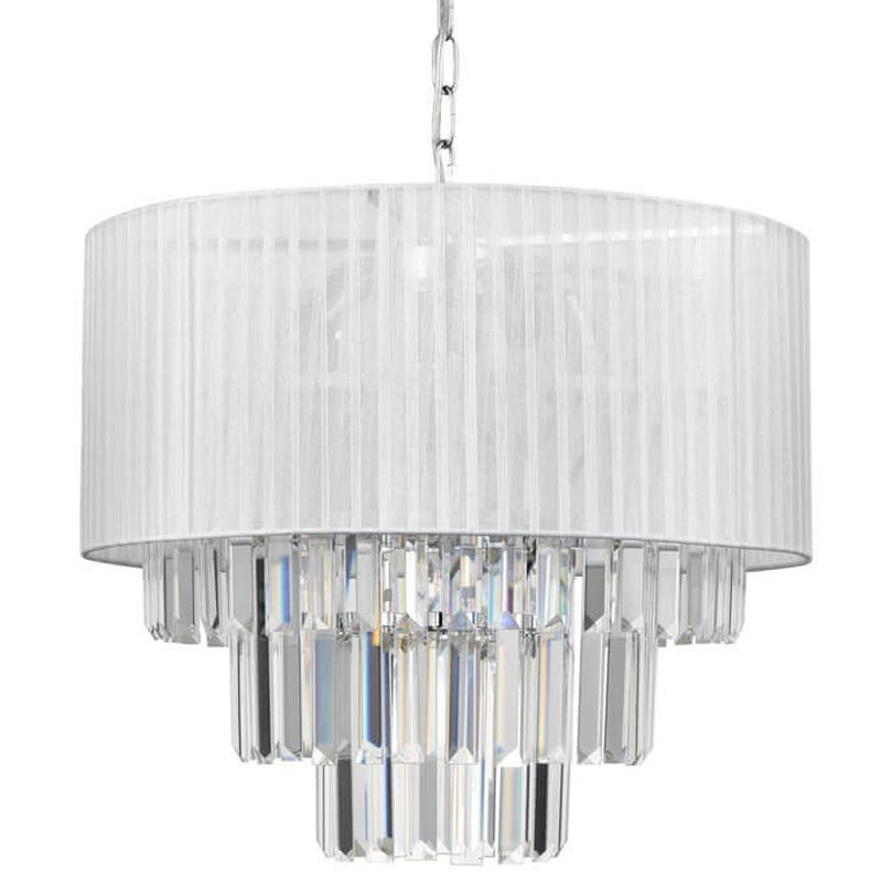 Люстра Laurella Chandelier Прозрачный (Transparent) Хром в Уфе | Loft Concept 