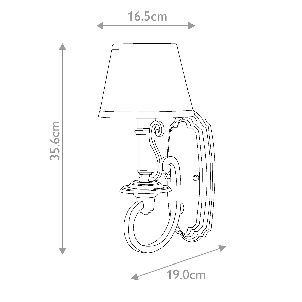 Бра бронзового цвета со светло-янтарным абажуром из органзы Hinkley в Уфе