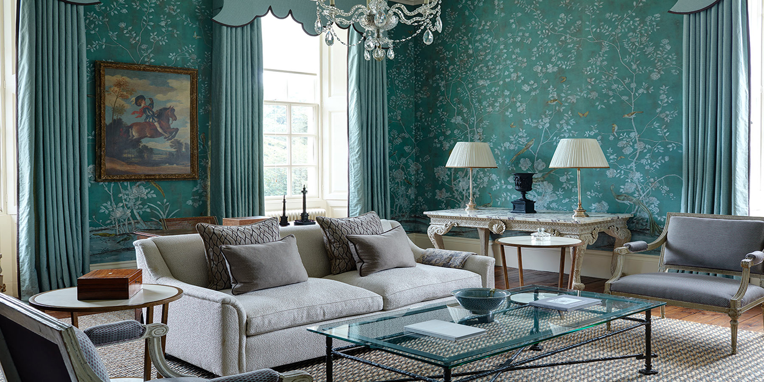 Обои ручной работы Earlham Blue - фото №2