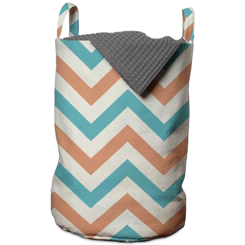 Корзина Turquoise Chevron Basket Мульти в Уфе | Loft Concept 