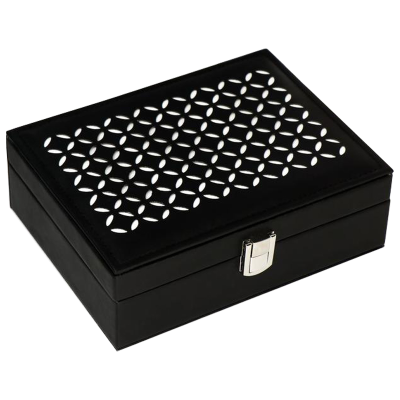 Шкатулка Vesper Jewerly Organizer Box black Черный в Уфе | Loft Concept 