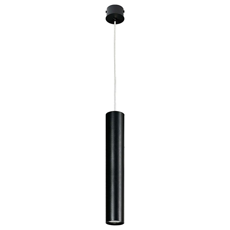 Подвесной светильник Luis Trumpet Tube Black Lamp  Черный в Уфе | Loft Concept 