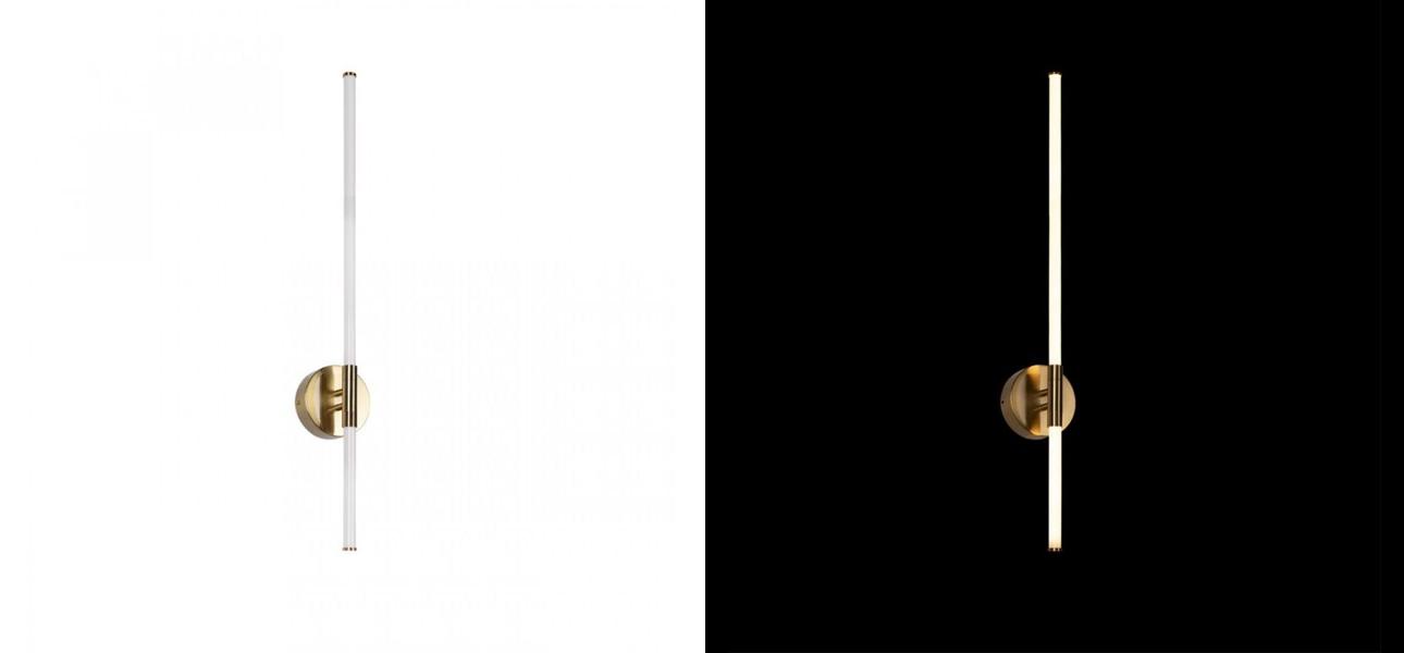 Бра светодиодное Trumpet Tube Gold 80 см - фото №1